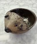 Artisanal Handmade Stoneware Pig Bowl. Fixed Price $18.00.