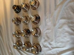 (12) Vintage Old Reed & Barton Little Bowls Paul Revere Design, Good Condition. Fixed Price $120.00.