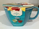 Pioneer Woman Nesting Batter Mixing Bowls Fleur Melamine Lid 2.4 3.5QT &. Fixed Price $44.94.