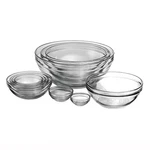 Mainstays Glass Mixing Bowls, 10 Piece Set. Fixed Price $33.89.