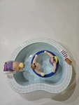 Lotus 1995 Chip And Salsa Take Dip Bowl Swimming Pool Hot Tub Party Ceramic. Fixed Price $118.95.