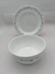 Corelle Country Cottage 28 Oz Round Soup Bowl, Green And White ,one Plate. Fixed Price $27.00.