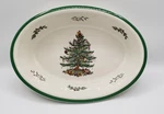 Spode England 9" X 12.5" Christmas Tree Oval Baking Dish - Green White Holiday. Fixed Price $29.99.