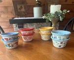 Pioneer Woman Flea Market 6 Pk 4IN Small Ramekin Bowls Stoneware Box. Fixed Price $23.90.