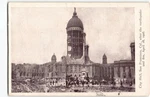1907 Destroyed City Hall San Francisco Earthquake Fire California POSTCARD-N2. Fixed Price $7.20.