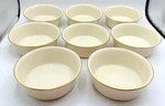Set Of 8 Lenox Special 5.25" Fruit / Dessert Sauce Bowls With Gold Trim Usa. Fixed Price $79.99.
