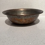 Vintage Large Copper Mixing Bowl Decorative Hand Hammered Primitive Antique. Fixed Price $59.99.