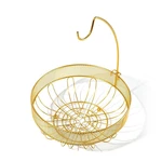 Landtom Gold Creative Detachable Wire Mesh Side Banana Hook Fruit Basket. Fixed Price $34.99.