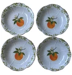 Bungalow No. 10 Indoor Outdoor Dinnerware Set 4 X Bowls Oranges New. Fixed Price $17.76.