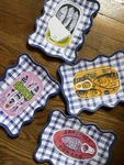& California Sardine Appetizer Salad Set Of 4 Melamine New. Fixed Price $28.45.