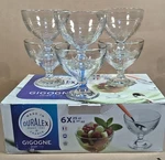 Duralex France Gigogne Clear Glass Cups Set (6) New. Fixed Price $29.07.