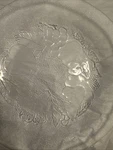 9 Pc Set Arcoroc Gourmande Fruit Pattern Clear Glass Salad Dessert Plate Bowls. Fixed Price $26.99.