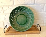 Rare Nordstrom Vintage Made Italy Green Ceramic Basket Weave Serving Bowl. Fixed Price $20.00.