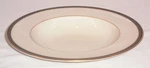 Discontinued Lenox China Tyler Pattern Rimmed Soup Bowl 3/8" Diameter New. Fixed Price $52.99.