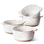 Tauci Soup Bowls With Handles, 20 Oz French Onion Crocks, Oven. Fixed Price $57.15.