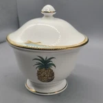 Lenox British Colonial Sugar Bowl Lid White Porcelain Pineapple Gold Trim New. Fixed Price $61.97.