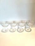 Gorham Crystal Lady Anne Champagne Bowl Glasses No Trim 5 1/2 X 4"W Set Of. Fixed Price $199.00.