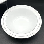 Noritake 4062 Stoneleigh White Scapes Round Vegetable Serving Bowl 9 3/4" Mint. Fixed Price $26.99.