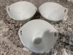 Crate & Barrel Kai Noodle Rice Bowl White Set Of Three New. Fixed Price $25.00.