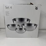 Wmf Gourmet Bowl Set For Kitchen 4 Piece, Cromargan Stainless Steel New Open Box. Fixed Price $49.99.