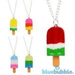 Bluebubble Popsicle Party Necklace Rainbow Ice Cream 80S Sweet Retro Kitsch Food. Fixed Price $8.00.