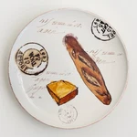 Williams Sonoma French Cafe Appetizer Plates Set 4 Bread Cheese Portugal Bistro. Fixed Price $34.99.