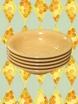 Carlisle Durus Honey Yellow Melamine 16 Ounce Cereal Bowl 7.5" Set Of 4 New. Fixed Price $25.99.