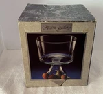 Trifle Dessert Bowl New In Box Pedestal Glass Regent Gallery 8 Tall 21 Diameter. Fixed Price $5.00.