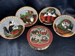Cat Friends Salad/dessert Plates Set Of 4 Sakura, Div. Oneida Made China. Fixed Price $14.99.