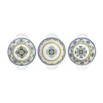 Cadeaux Sorrento Mini Two Handled Prep Bowls 3 Piece Melamine Set 096SOR. Fixed Price $48.00.