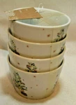222 Fifth Winter Cheer Christmas Tree Four Round Appetizer Dessert Bowls New. Fixed Price $32.90.