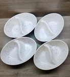 Zak Designs Melamine Confetti White Divided Serving Bowl Hard To Find Read!. Fixed Price $39.90.