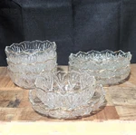 Mikasa Hampshire Gold Crystal. Decorative Bowl And Plate Set. Fixed Price $11.50.