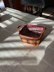 Longaberger Proudly American Med Berry Basket,old Glory Liner. Fixed Price $23.00.