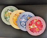 Hobby Lobby Set Of 4 Floral Melamine Dinner Plates, 11" Brand New. Fixed Price $24.00.