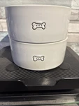 Every Yay Stoneware Dog Bowls 3 Cup 24 Oz Dishwasher Microwave Safe 2PC. Fixed Price $25.88.