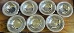 Vollrath 48003 1/2 Oz Footed Sherbet Dish Stainless Steel Lot Of 7 China. Fixed Price $49.49.
