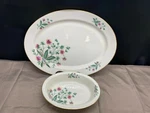 Lenox "country Garden" #W302 Bone China Medium Platter, Oval Serving Bowl. Fixed Price $149.99.