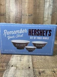 Hershey's By Fitz And Floyd Remember Your First Bowls In Chocolate Set Of 3 New. Fixed Price $22.00.