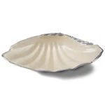 Julia Knight By The Sea Tahitian Clam Shell Bowl Snow. Fixed Price $280.93.