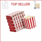 Juvale 100 Pack Red And White Mini Popcorn Boxes For Party, Bulk Paper. Fixed Price $25.66.
