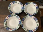 Set Of Ro Gregg Welcome Winter 4116 Stonewear Bowls 7.5 Dia. Fixed Price $25.00.