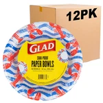Glad Round Disposable Paper Bowls Lobster Waves Design Heavy Duty Soak-proof. Fixed Price $147.53.
