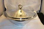 Kromex Covered Deep Dish Casserol # 480-21 Set Vintage Usa Nos. Fixed Price $24.99.