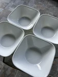 Corelle Square Pure White (4) Soup/cereal Bowl 6 1/4. Fixed Price $22.97.