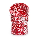 Crow Canyon Enamelware Dip Bowl Set 10 Ounce Serving With Chiller. Fixed Price $29.99.