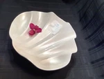 Sigrid Olsen Melamine Serving Bowl Large Shell Pearl Cream White Coastal Beach. Fixed Price $24.50.