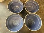 Pfaltzgraff Rio 6" Stacking Soup/cereal Bowls Blue. Fixed Price $25.00.