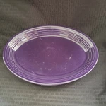 Homer Laughlin Fiesta Plum (contemporary) 13 1/2" Oval Serving Platter. Fixed Price $29.00.
