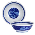 Set Of Japanese Ramen Noodle Rice Bowl 8.25"D Porcelain Dragon Made. Fixed Price $39.95.